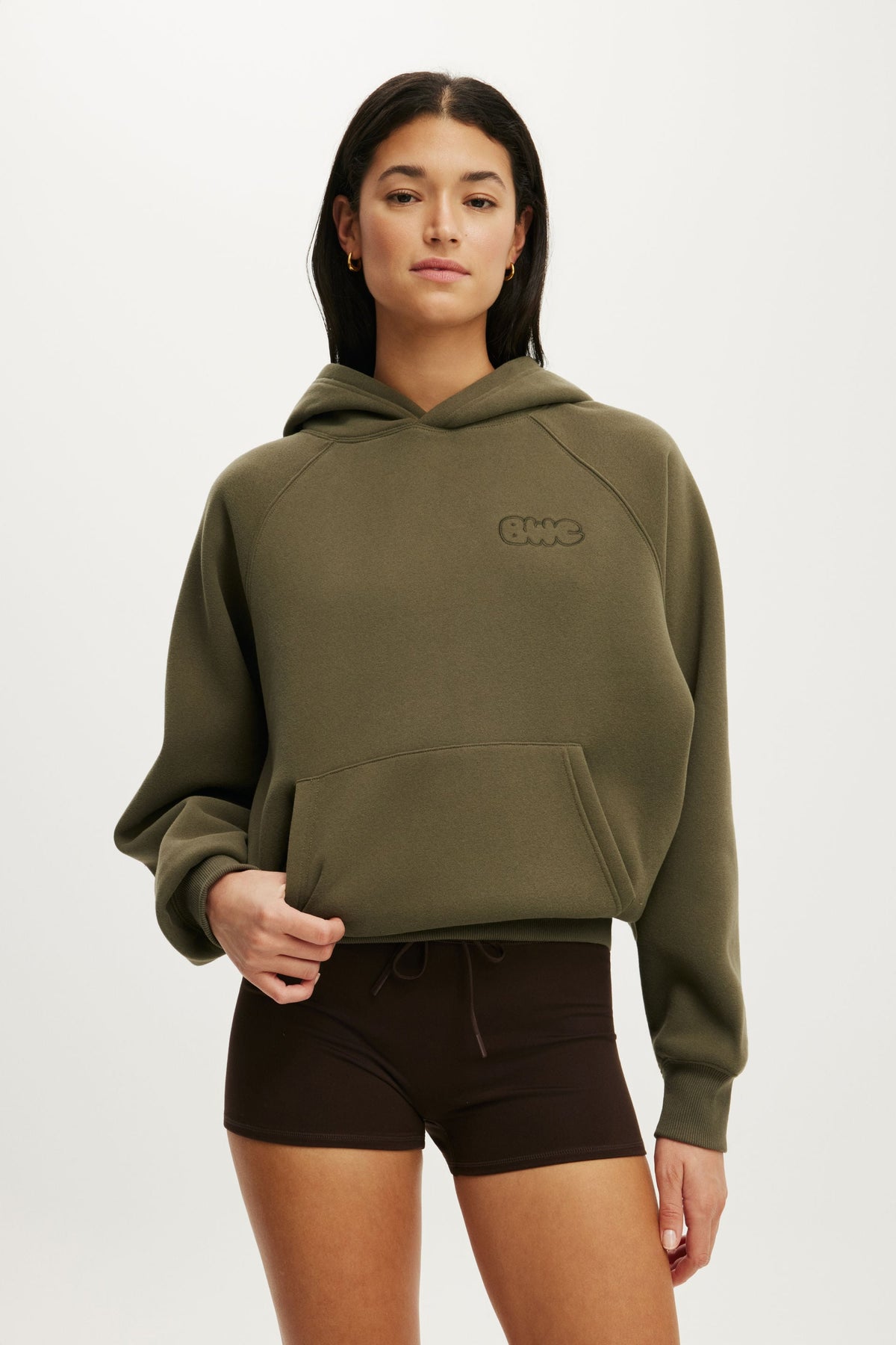 Plush Premium Graphic Raglan Hoodie - Body