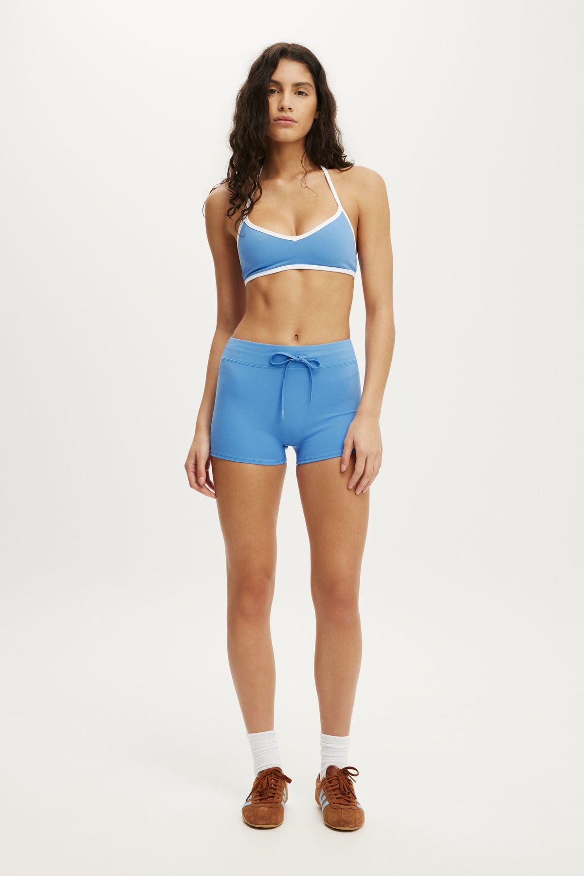 Ultra Soft Tie Front Micro Short