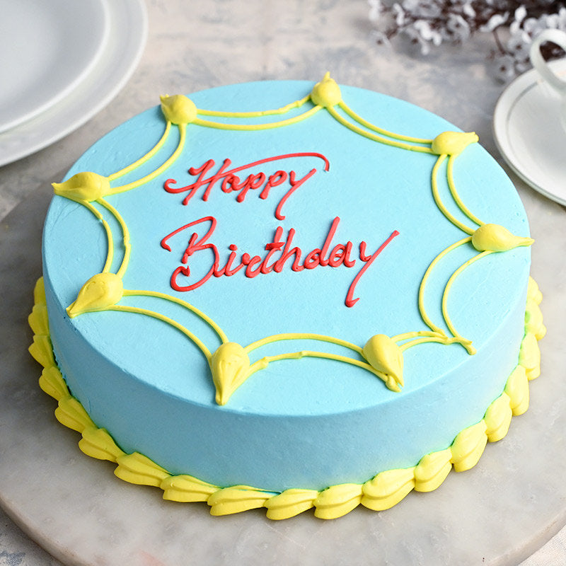 Cheerful Birthday Cake