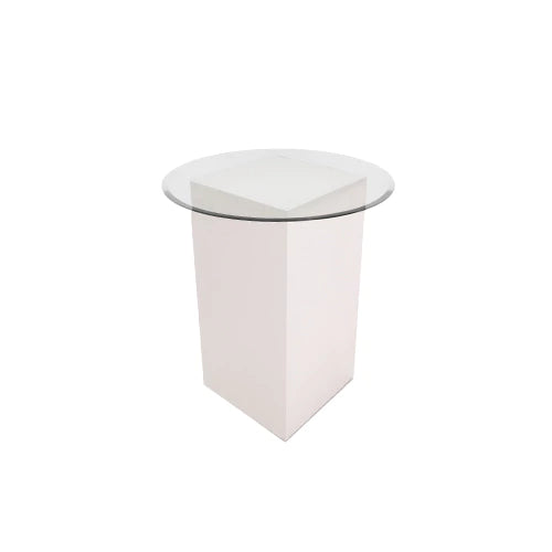 Stevelia Round Glass Top High Cocktail Table