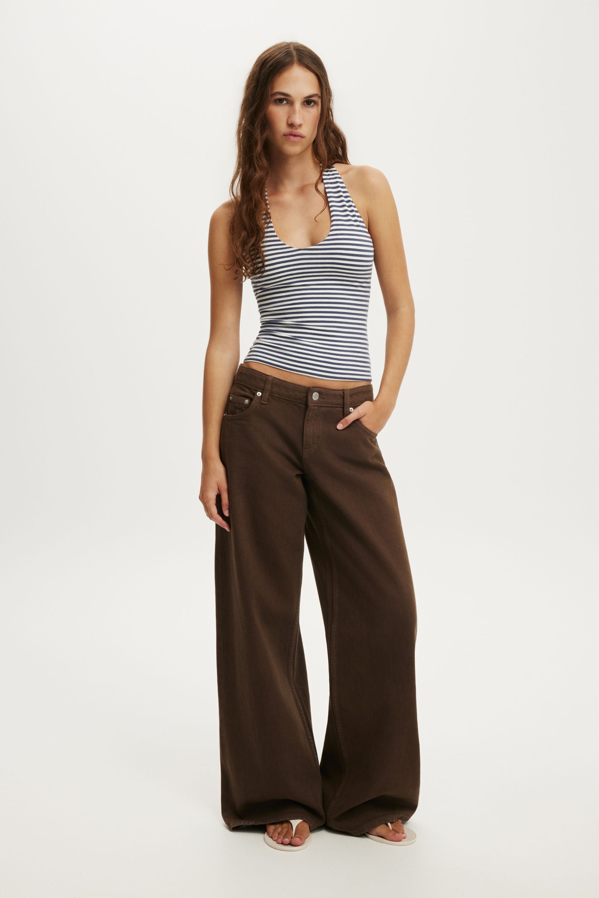 All Day V Neck Halter