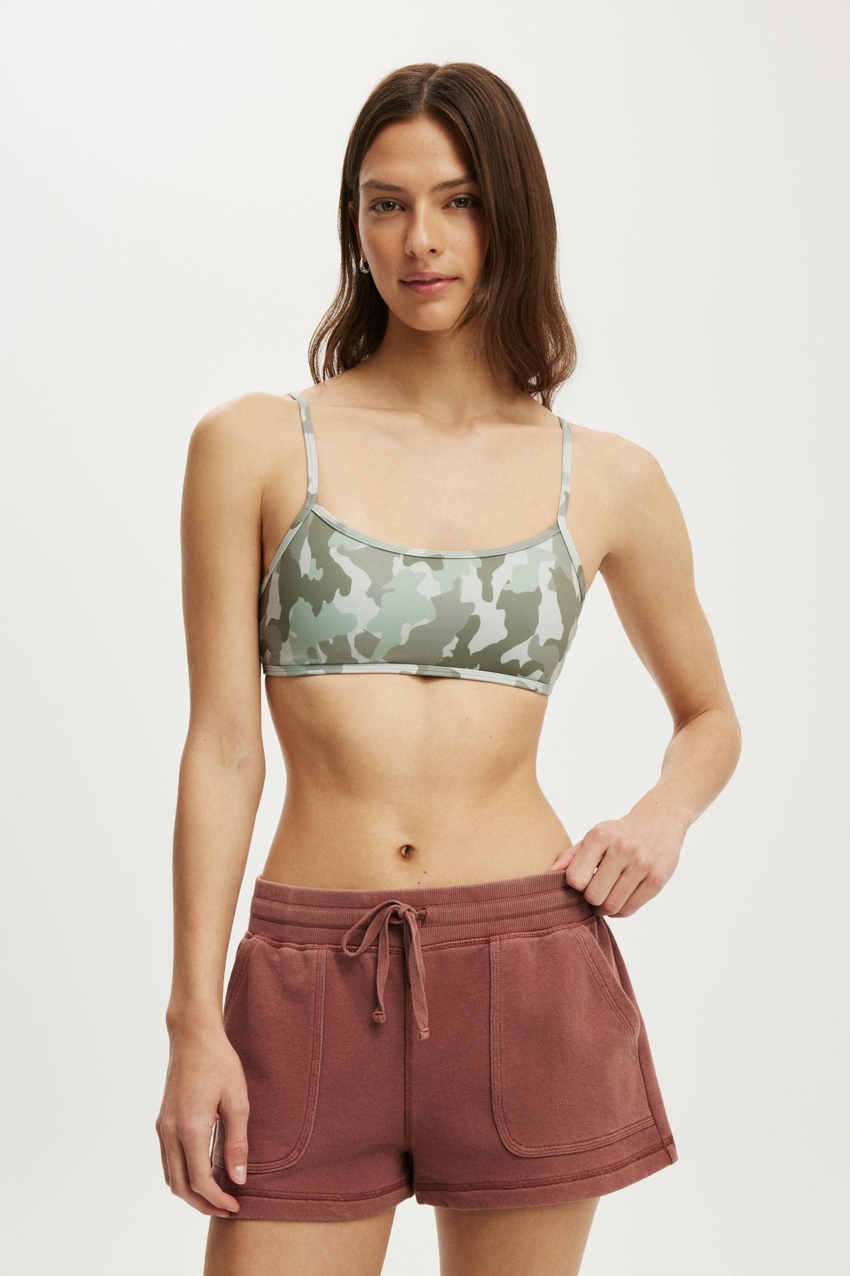 Ultra Soft Double Strap Back Crop - Body