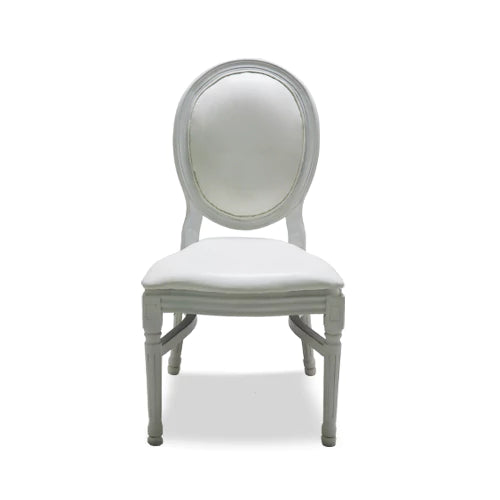 White Dior Wooden Dining Chair