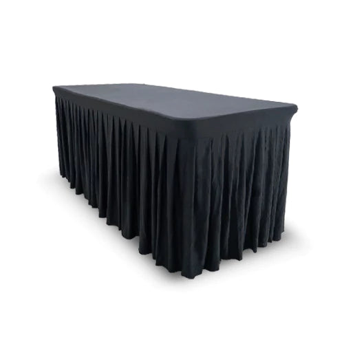 Buffet Table With Skirt Cover