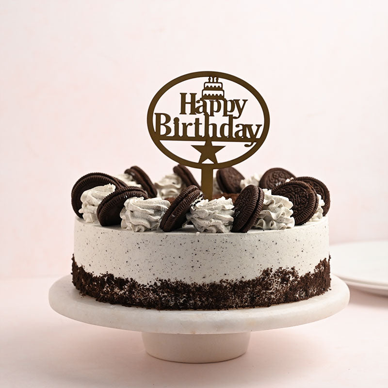 Birthday Chocolate Oreo Cake