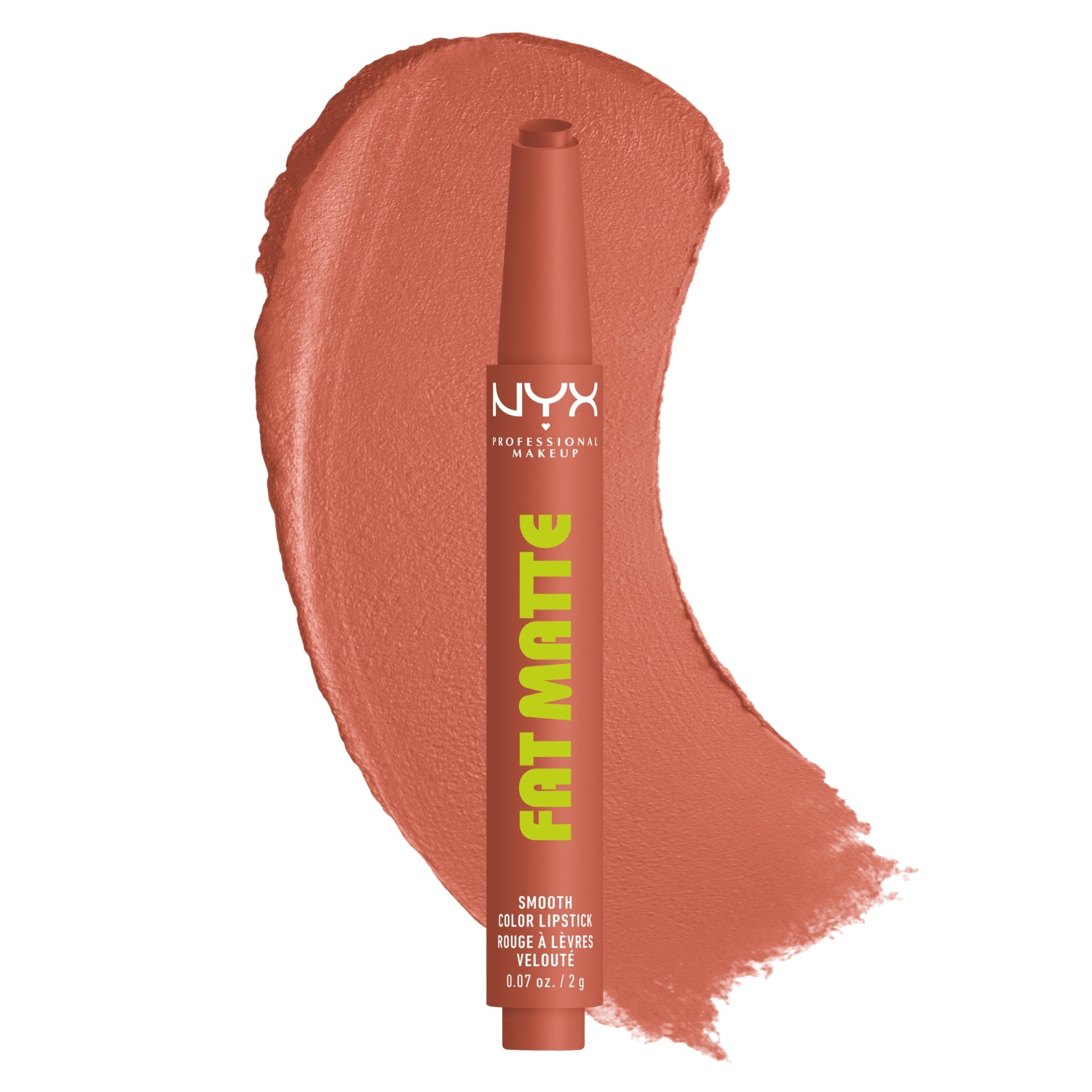 NYX Professional Makeup Fat Matte Smooth Color Lipstick - Lip Makeup