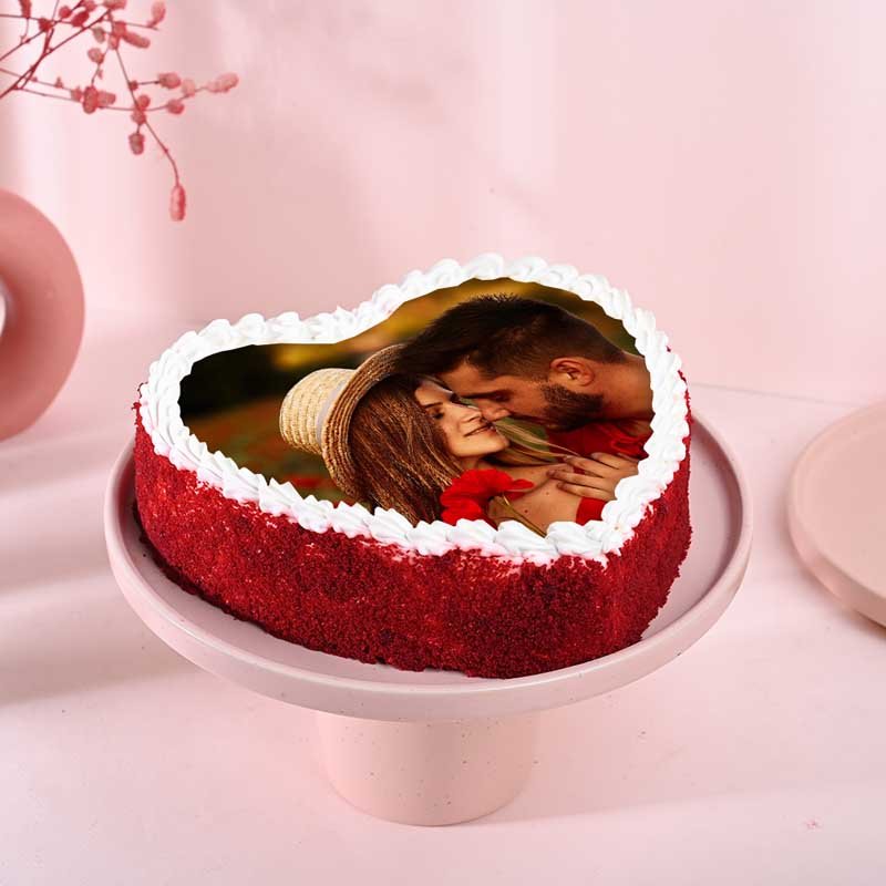 Picture Perfect Red Velvet Photo Cake