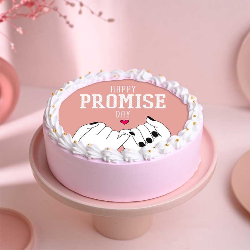 Promise Day Poster Cake